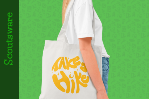 Canvas tas Take a hike